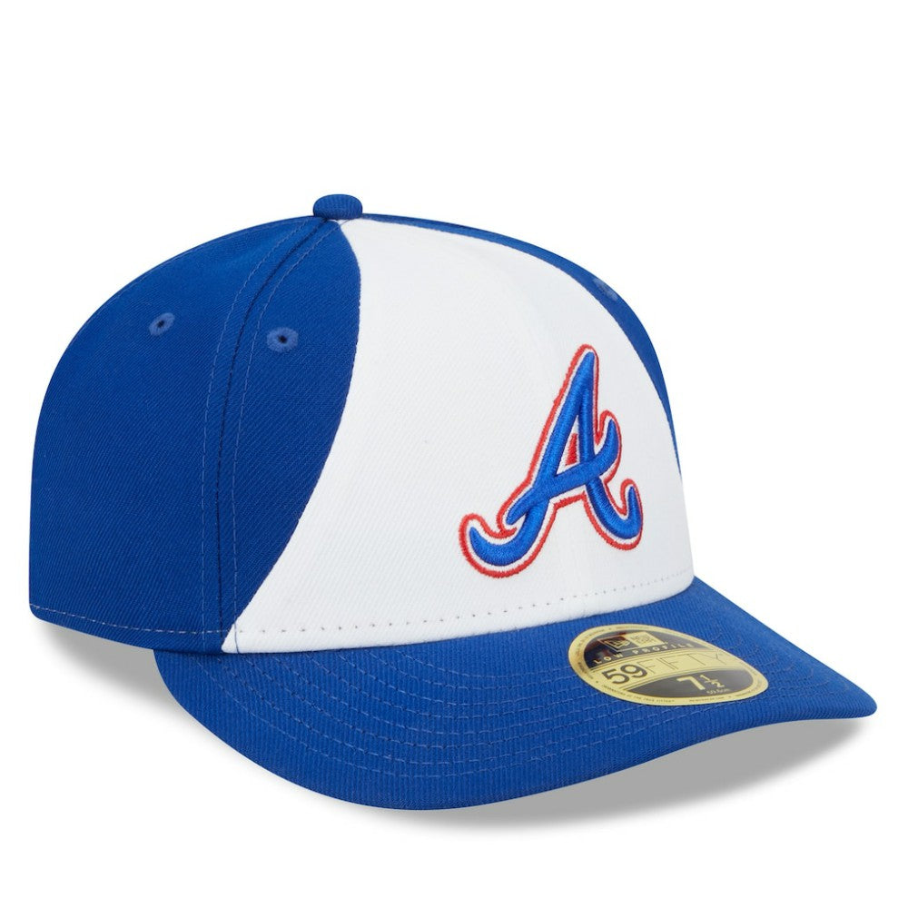 Atlanta Braves 2023 City Connect Low Profile 59FIFTY Fitted Hat - White/Royal | New Era