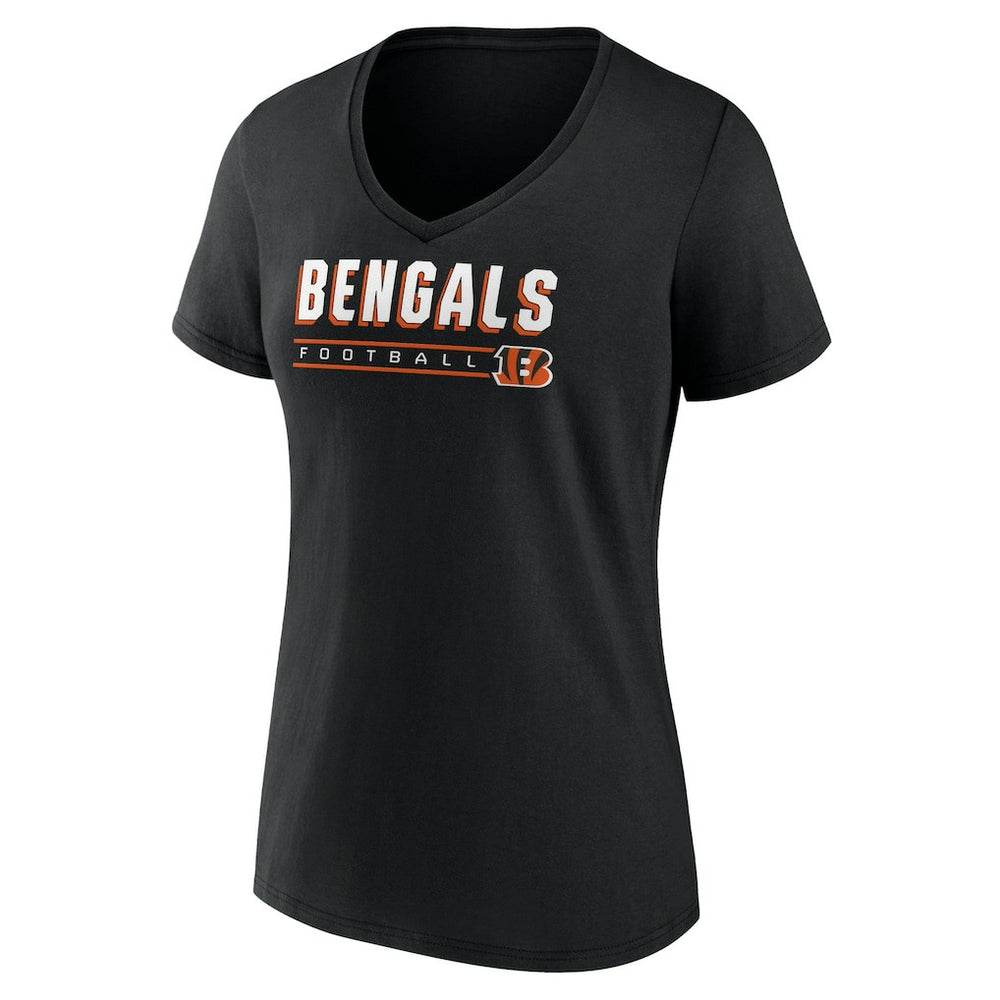 NFL Cincinnati Bengals Women's Primary Play V-Neck T-Shirt