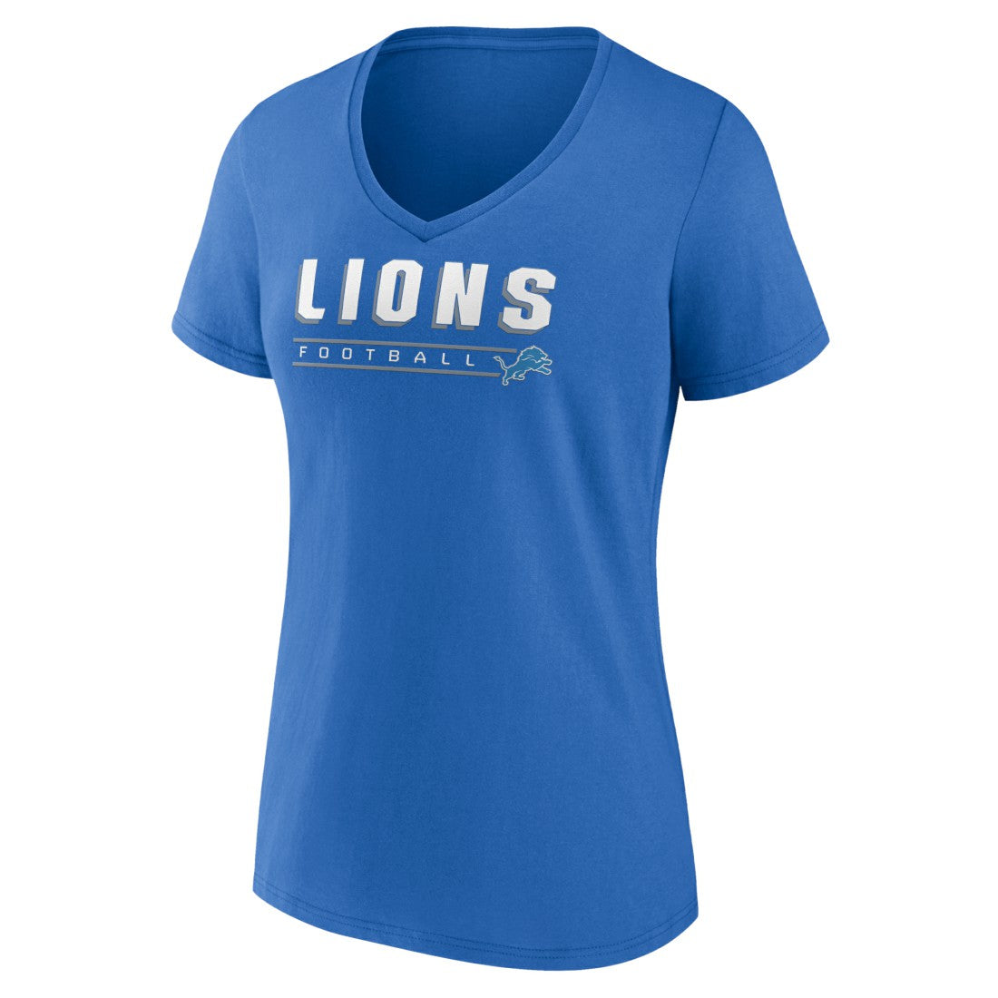 NFL Detroit Lions Women's Primary Play V-Neck T-Shirt