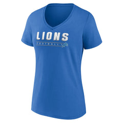 NFL Detroit Lions Women's Primary Play V-Neck T-Shirt