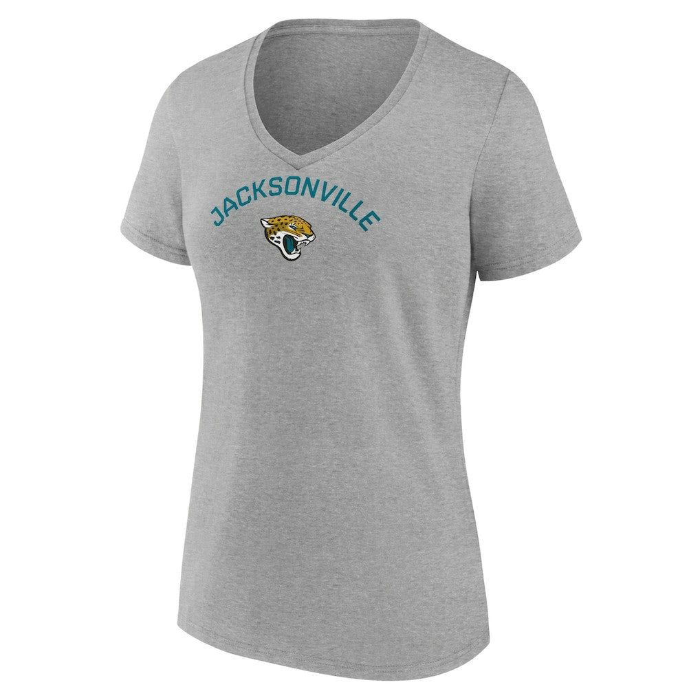 NFL Jacksonville Jaguars Women's Team Arc V-Neck T-Shirt