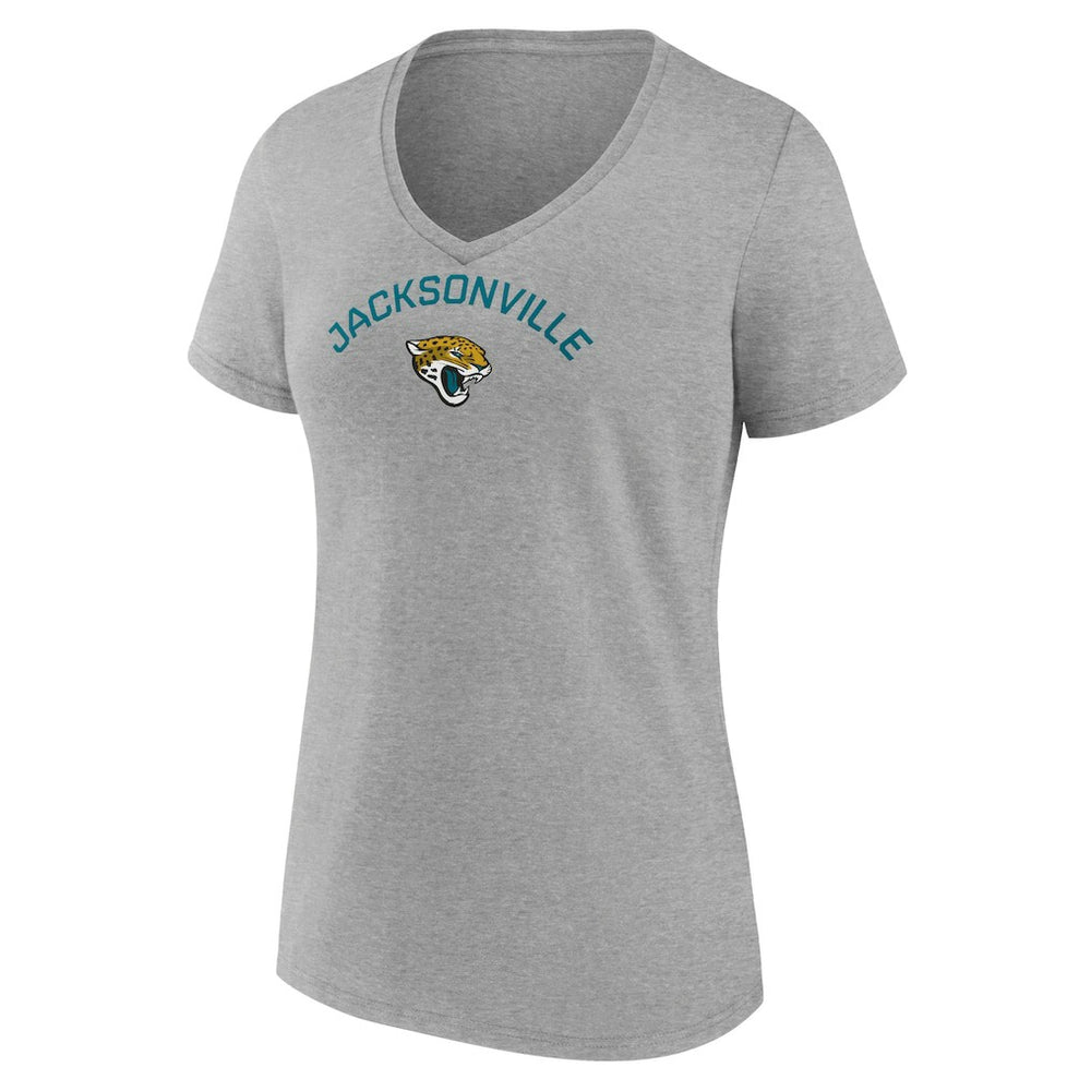 NFL Jacksonville Jaguars Women's Team Arc V-Neck T-Shirt