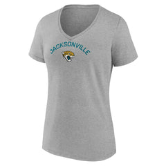 NFL Jacksonville Jaguars Women's Team Arc V-Neck T-Shirt