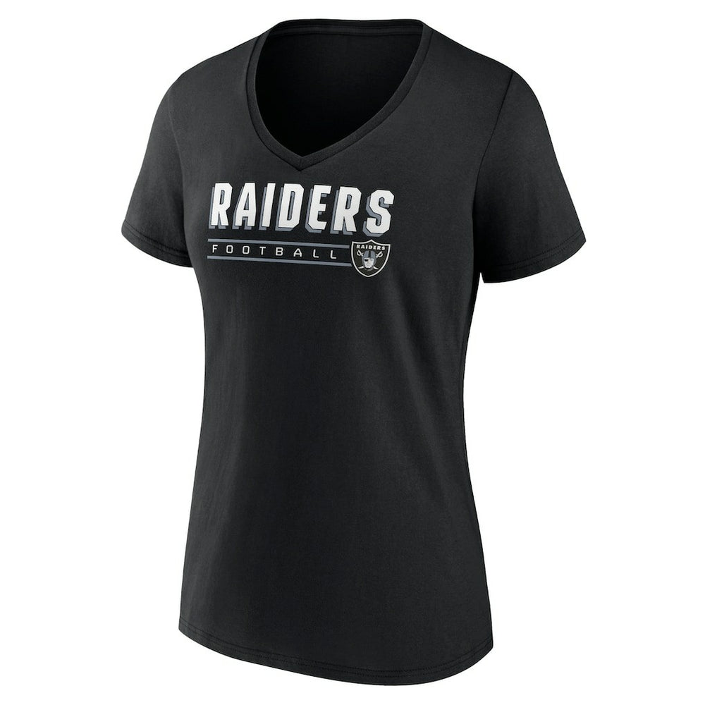 NFL Las Vegas Raiders Women's Primary Play V-Neck T-Shirt
