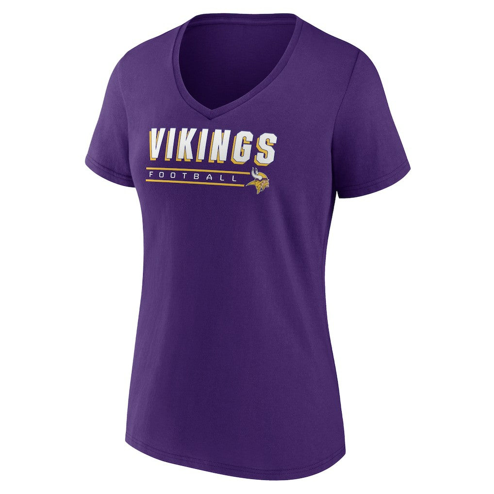 NFL Minnesota Vikings Women's Primary Play V-Neck T-Shirt
