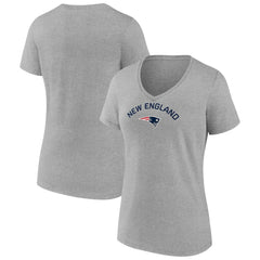NFL New England Patriots Women's Team Arc V-Neck T-Shirt