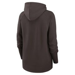 NFL Cleveland Browns Women's Asymmetrical Raglan Full-Zip Hoodie