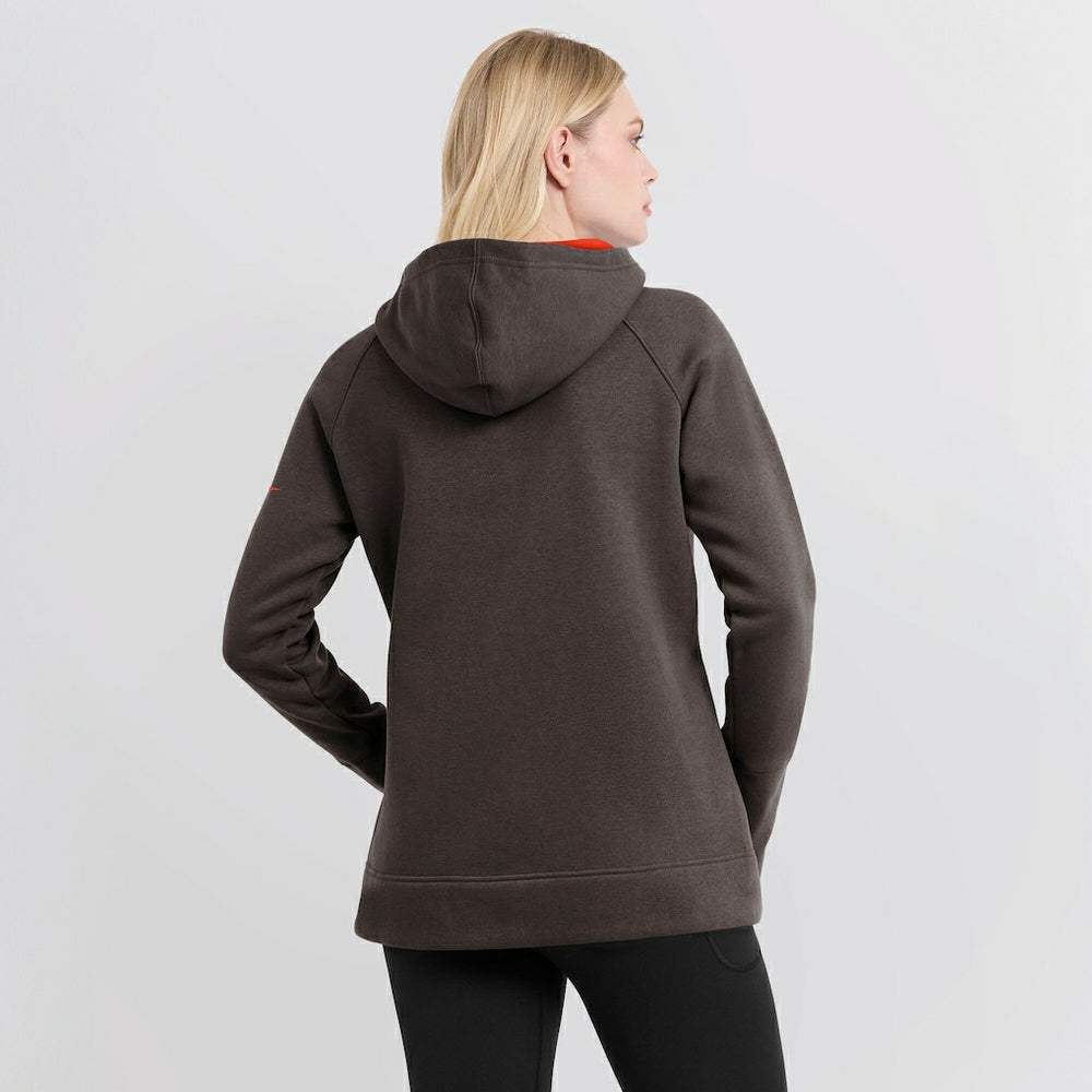 NFL Cleveland Browns Women's Asymmetrical Raglan Full-Zip Hoodie