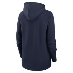 NFL New England Patriots Women's Asymmetrical Raglan Full-Zip Hoodie