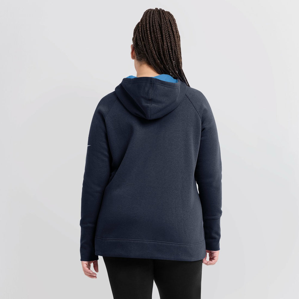 NFL Tennessee Titans Women's Asymmetrical Raglan Full-Zip Hoodie