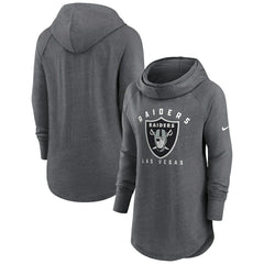 NFL Las Vegas Raiders Women's Raglan Funnel Neck Pullover Hoodie