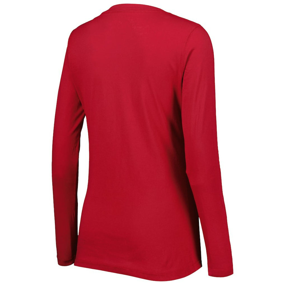 NFL Arizona Cardinals G-III 4Her by Carl Banks Women's Post Season Long Sleeve V-Neck T-Shirt