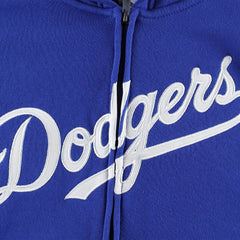 Los Angeles Dodgers Youth Wordmark Full-Zip Fleece Hoodie - Royal