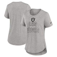 NFL Las Vegas Raiders Women's Fashion Tri-Blend T-Shirt