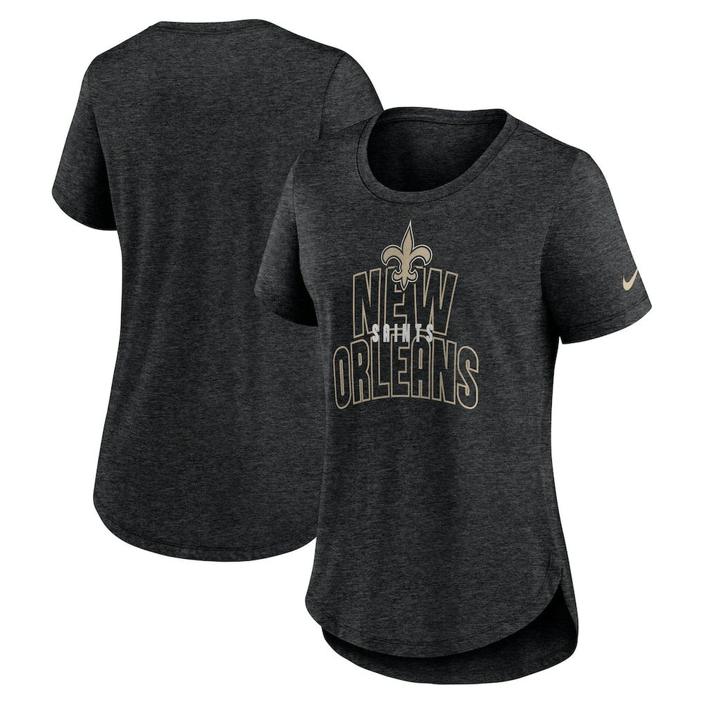 NFL New Orleans Saints Women's Fashion Tri-Blend T-Shirt