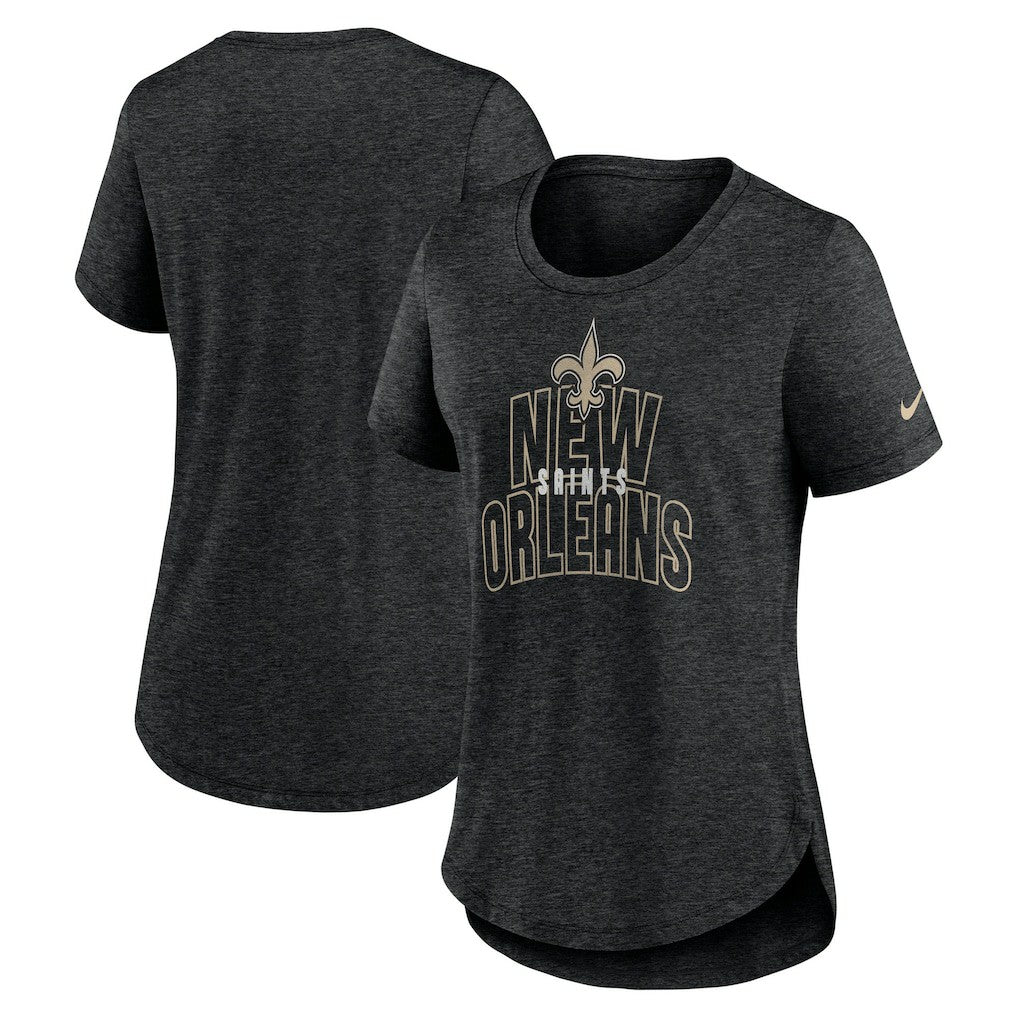 NFL New Orleans Saints Women's Fashion Tri-Blend T-Shirt