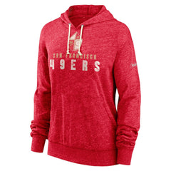 NFL San Francisco 49ers Women's Rewind Gym Vintage Lightweight Pullover Hoodie