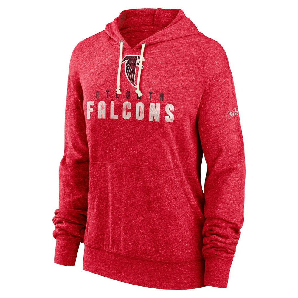NFL Atlanta Falcons Women's Rewind Gym Vintage Lightweight Pullover Hoodie