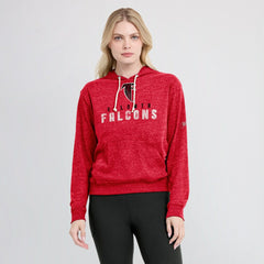 NFL Atlanta Falcons Women's Rewind Gym Vintage Lightweight Pullover Hoodie