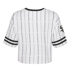 Chicago White Sox Girls Youth Ball Striped T-Shirt - White