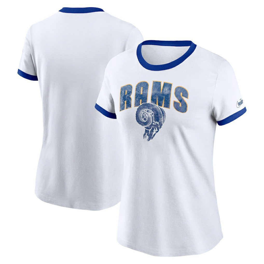 NFL Los Angeles Rams Women's Rewind Ringer T-Shirt