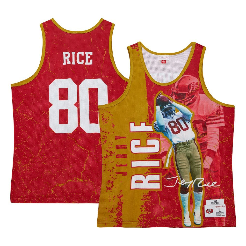 NFL San Francisco 49ers Jerry Rice  1994 Player Burst Tank Top