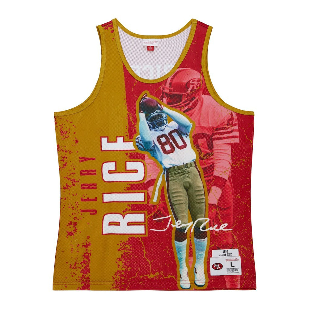 NFL San Francisco 49ers Jerry Rice  1994 Player Burst Tank Top