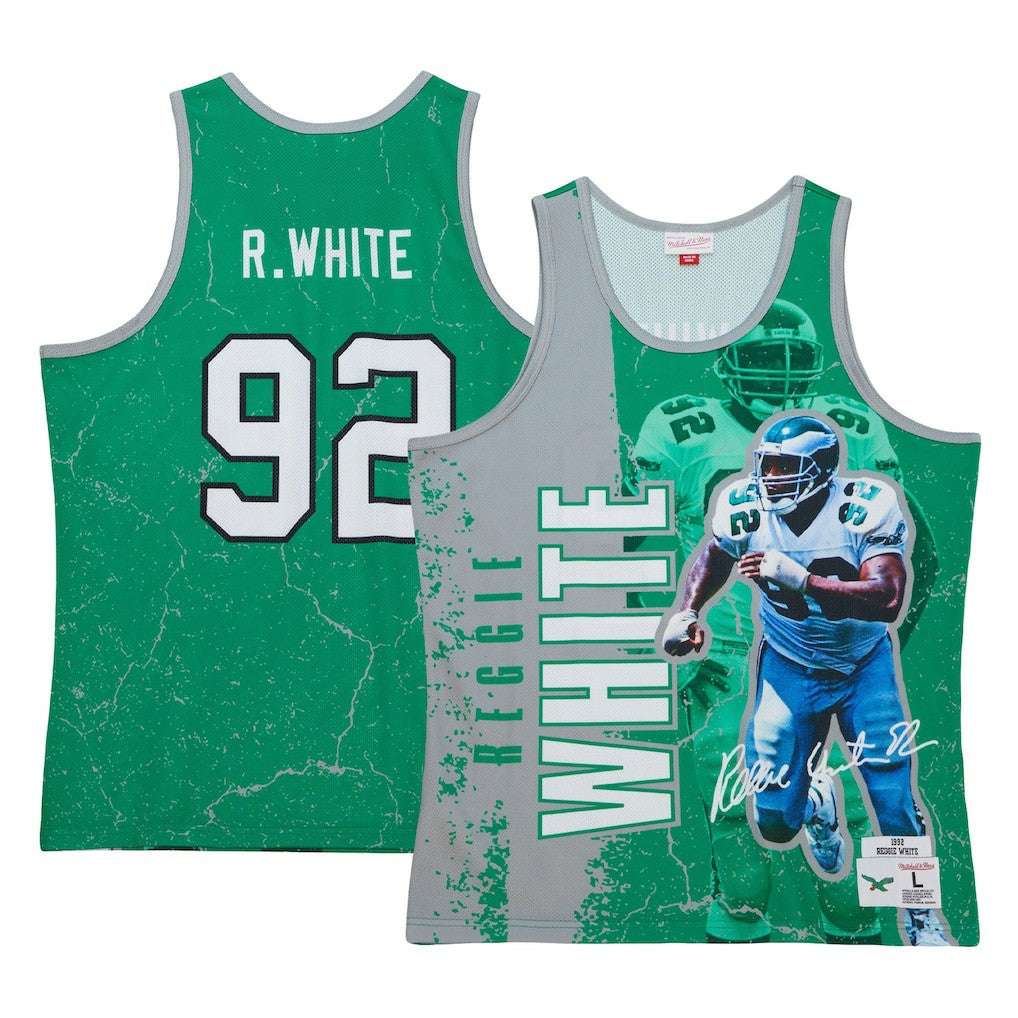 NFL Philadelphia Eagles Reggie White  1992 Player Burst Tank Top