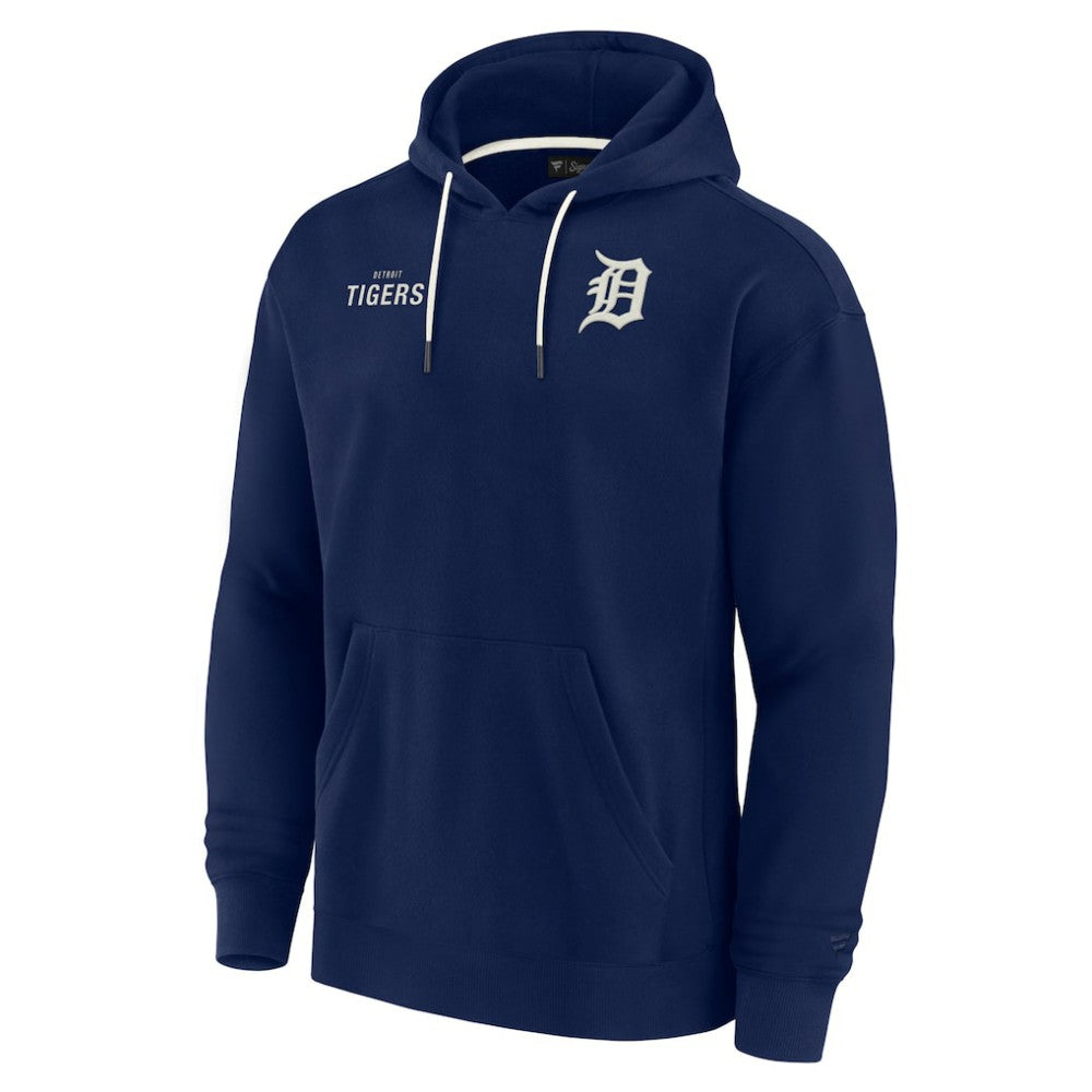 Detroit Tigers Unisex Elements Super Soft Fleece Pullover Hoodie - Navy