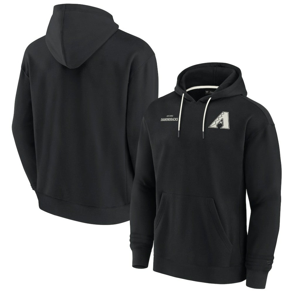Arizona Diamondbacks Unisex Elements Super Soft Fleece Pullover Hoodie - Black
