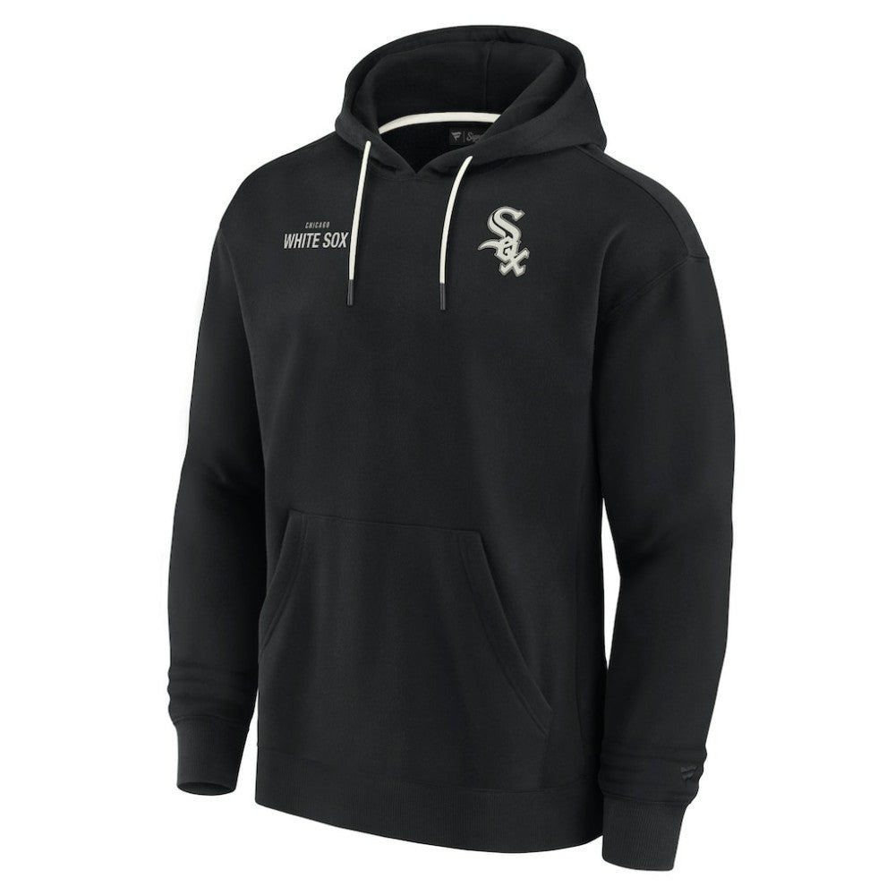 Chicago White Sox Unisex Elements Super Soft Fleece Pullover Hoodie - Black