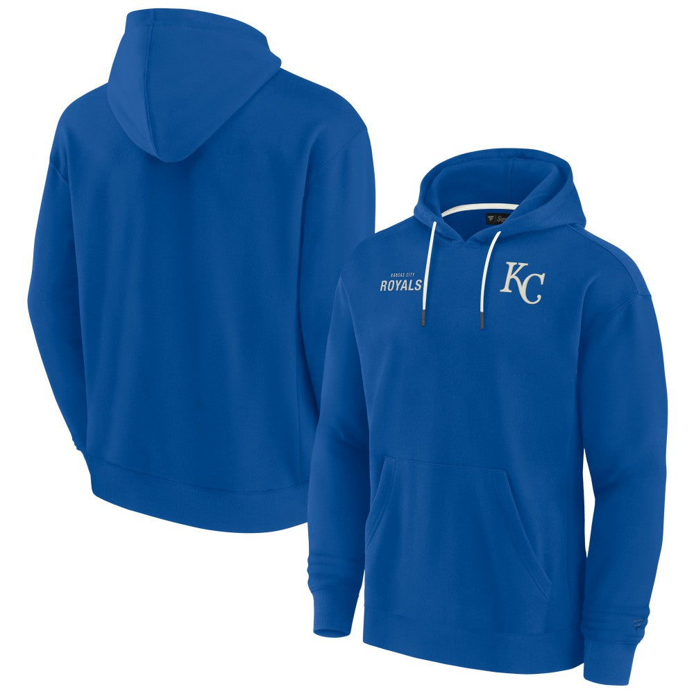 Kansas City Royals Unisex Elements Super Soft Fleece Pullover Hoodie - Royal