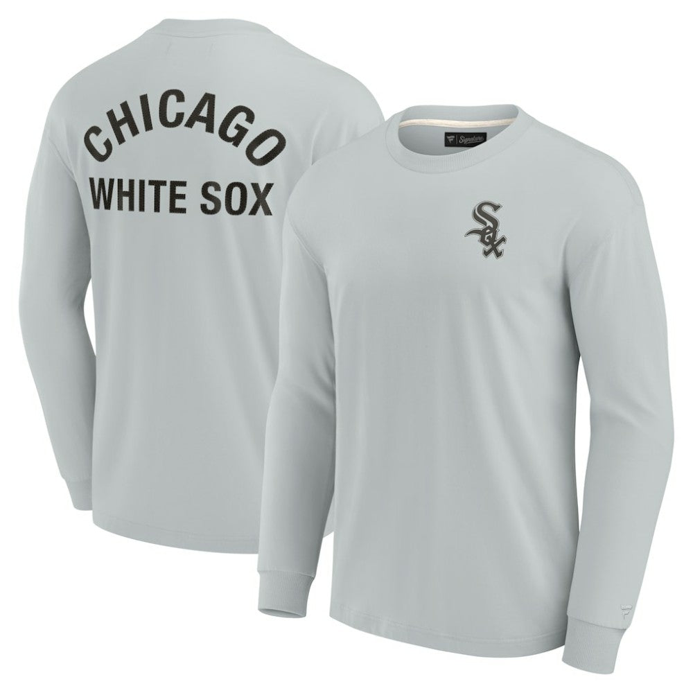 Chicago White Sox Unisex Elements Super Soft Long Sleeve T-Shirt - Gray
