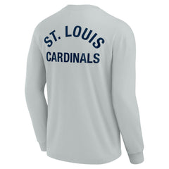 St. Louis Cardinals Unisex Elements Super Soft Long Sleeve T-Shirt - Gray