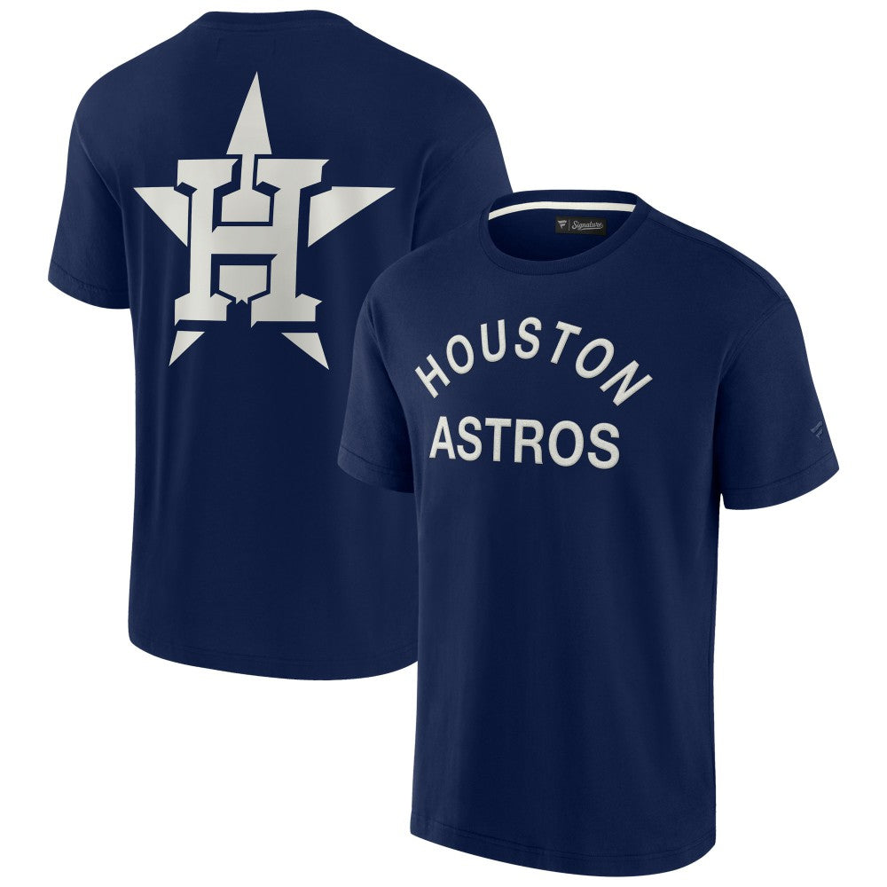 Houston Astros Unisex Elements Super Soft Short Sleeve T-Shirt - Navy