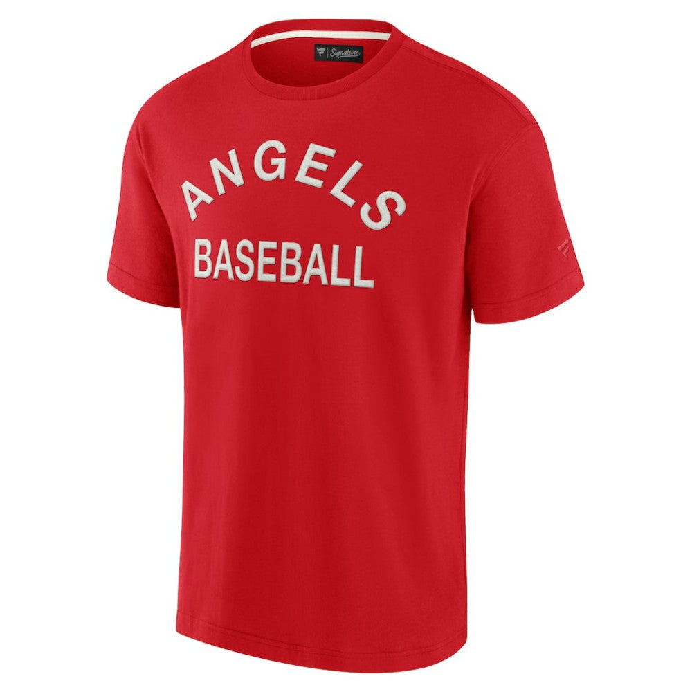Los Angeles Angels Unisex Elements Super Soft Short Sleeve T-Shirt - Red