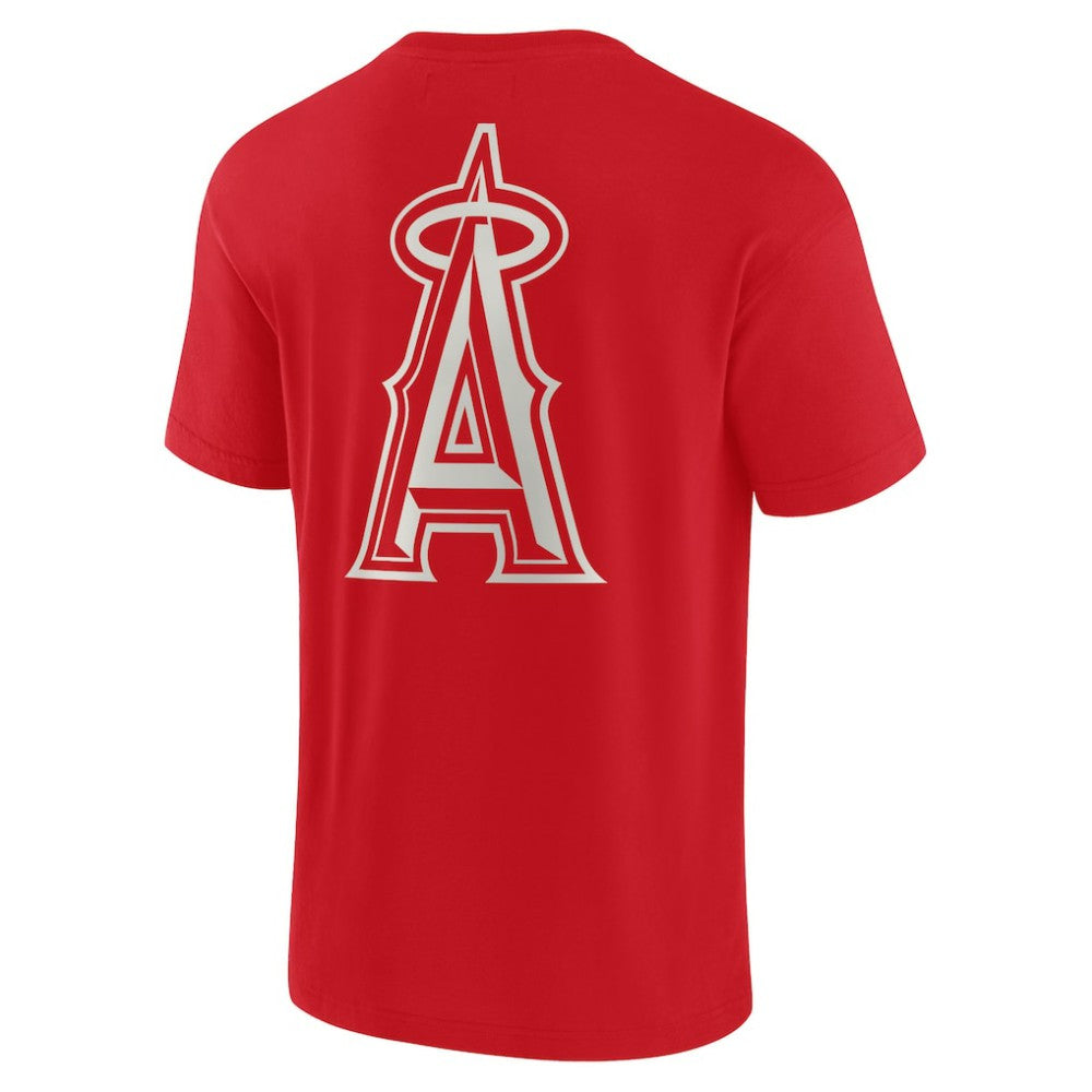 Los Angeles Angels Unisex Elements Super Soft Short Sleeve T-Shirt - Red