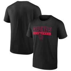 St. Louis Cardinals In The Mitt T-Shirt - Black