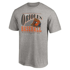 Baltimore Orioles Cooperstown Collection Winning Time T-Shirt - Heather Gray