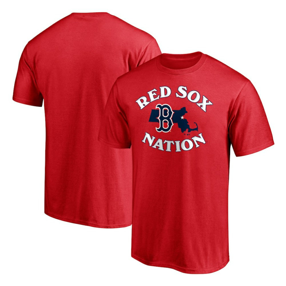 Boston Red Sox Hometown Collection Paint The Black T-Shirt - Red