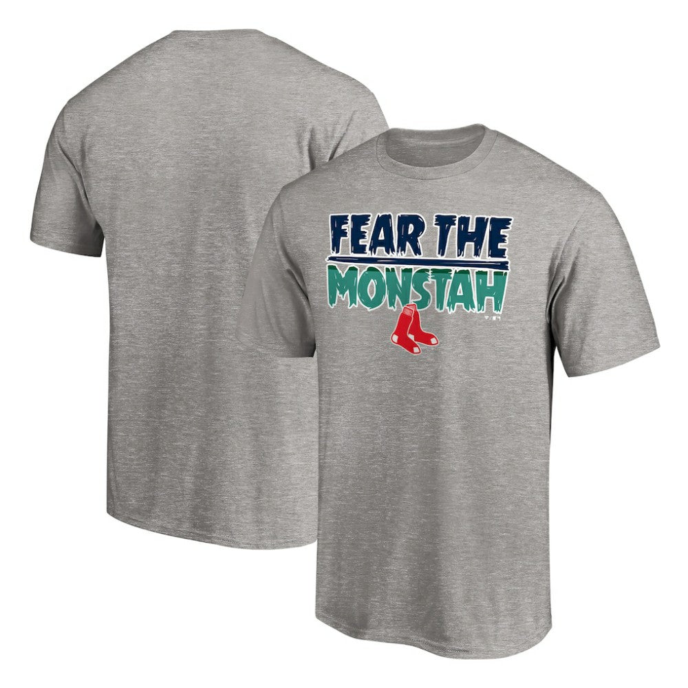 Boston Red Sox Team Heater T-Shirt - Heather Gray