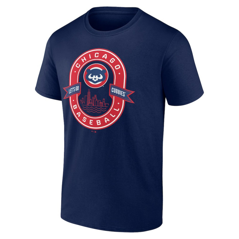 Chicago Cubs Glory Bound Let's Go Cubbies T-Shirt - Navy