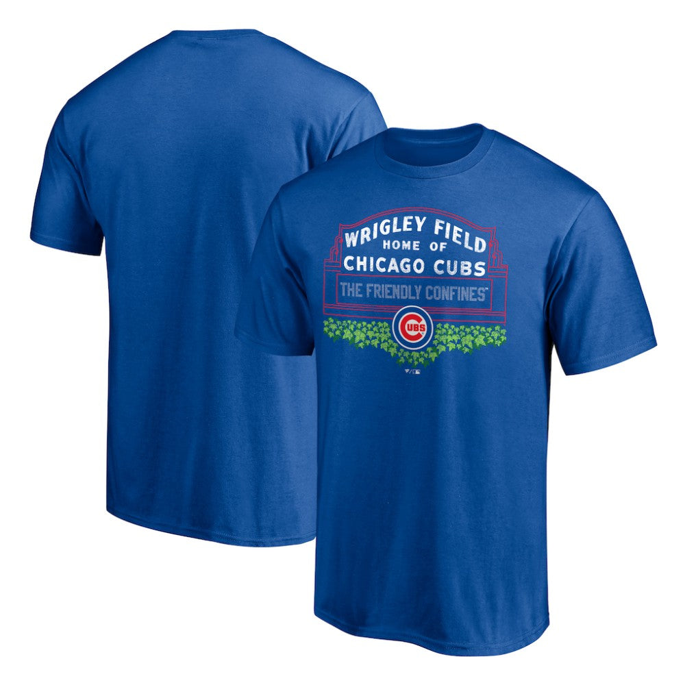 Chicago Cubs Wrigley Field Long Ball T-Shirt - Royal