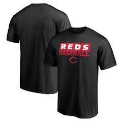 Cincinnati Reds Gain Ground T-Shirt - Black