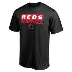 Cincinnati Reds Gain Ground T-Shirt - Black
