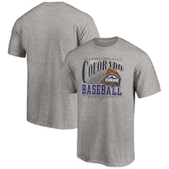 Colorado Rockies Cooperstown Collection Winning Time T-Shirt - Heather Gray