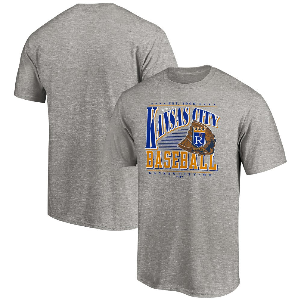 Kansas City Royals Cooperstown Collection Winning Time T-Shirt - Heather Gray