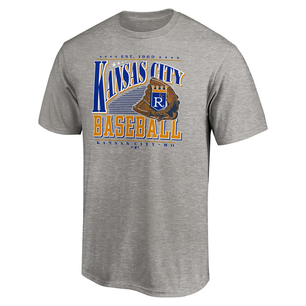 Kansas City Royals Cooperstown Collection Winning Time T-Shirt - Heather Gray