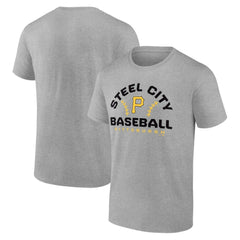 Pittsburgh Pirates Team Go For Two T-Shirt - Heather Gray