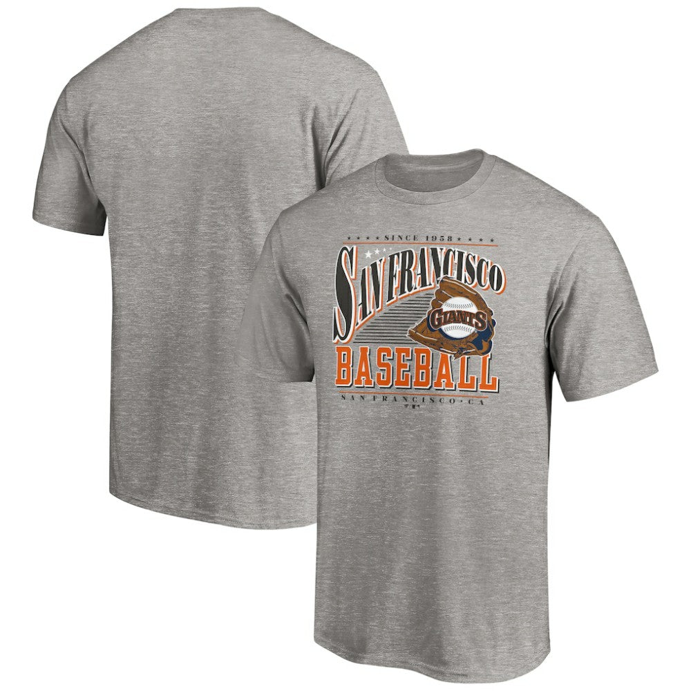 San Francisco Giants Cooperstown Collection Winning Time T-Shirt - Heather Gray